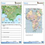 7770 6 graad 7 sosiale wetenskappe geografie kaartvaardighede werkkaarte via afrika kwartaal 1 Teacha