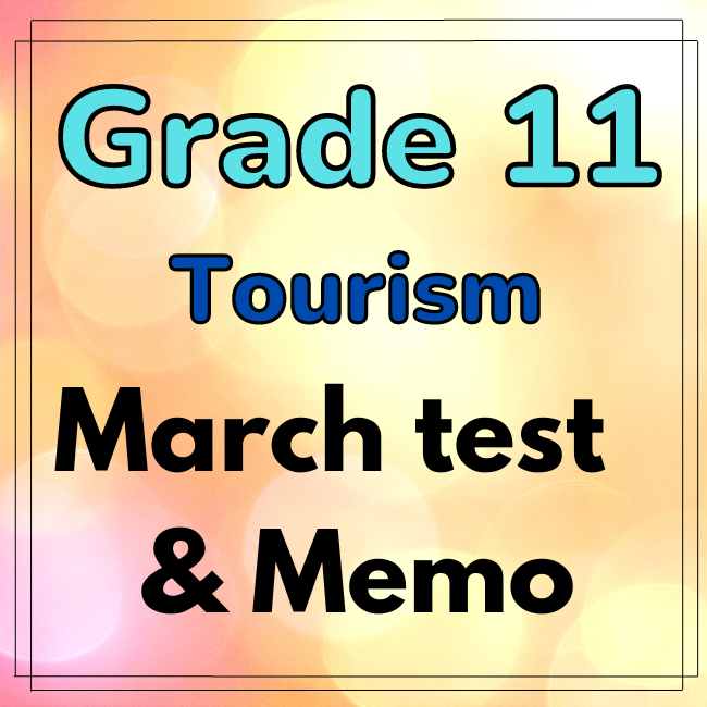 tourism grade 11 final exam 2022
