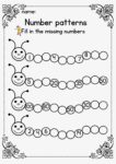 Number pattern worksheet Teacha