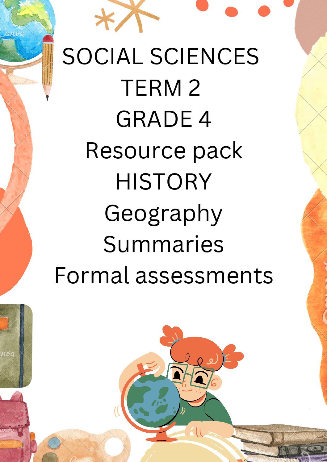 Grade　pack　•　Social　Term　Resource　Sciences　Teacha!