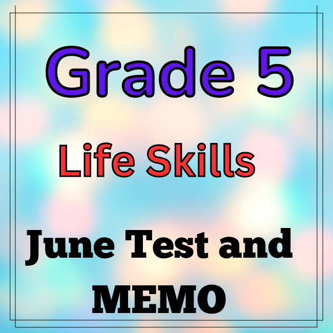 7770 Gr5 Life skills June Teacha