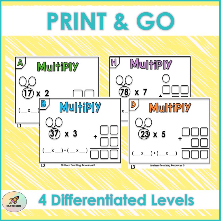 71383 Multiplication task cards using number bond 2 Teacha