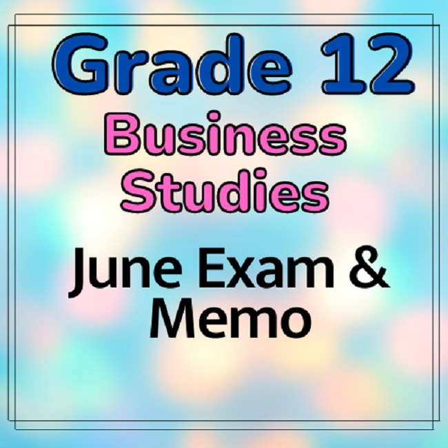 7770 GR12 BUSINESS STUDIES JUNE Teacha