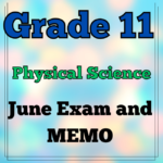 7770 Grade 11 Physical Science June Teacha