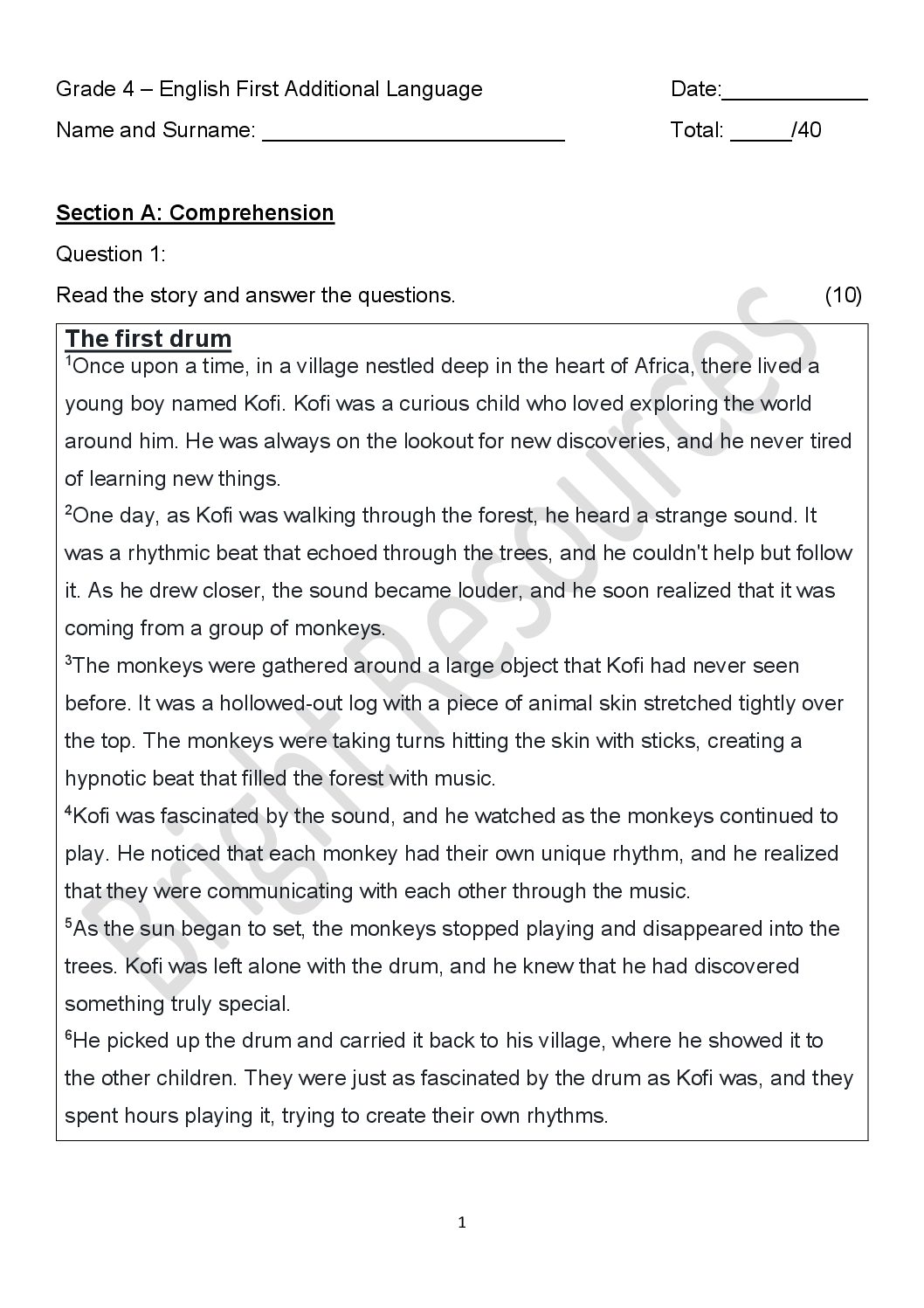 Eng 1 • Teacha! Teacha!