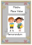 Place value werkkaart met watermark Teacha