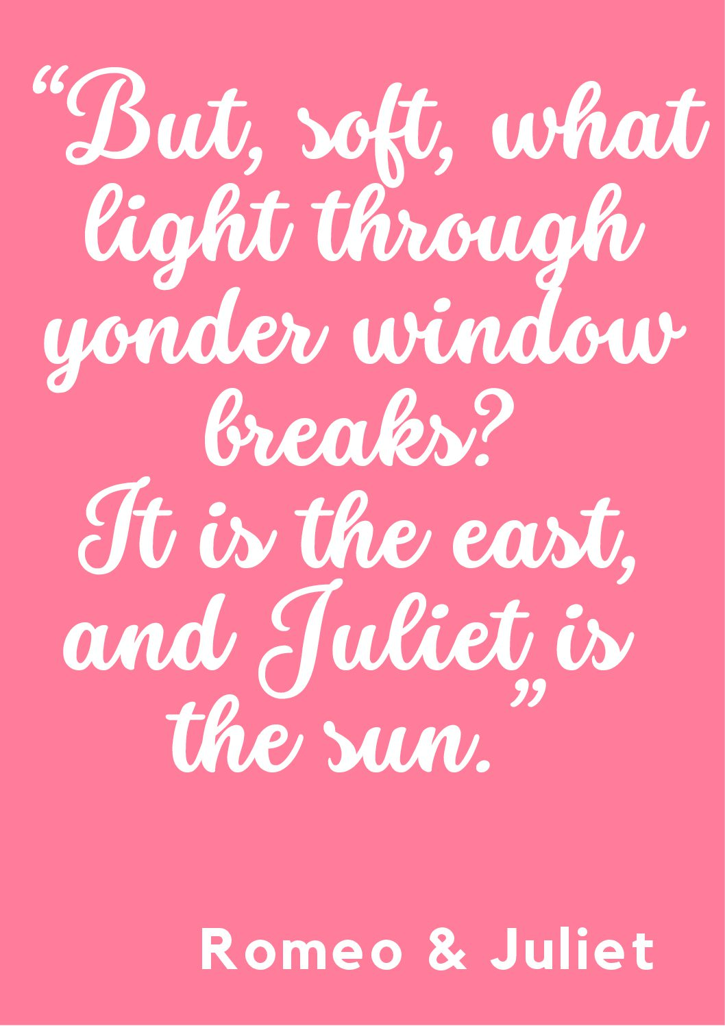 Romeo & Juliet quotes