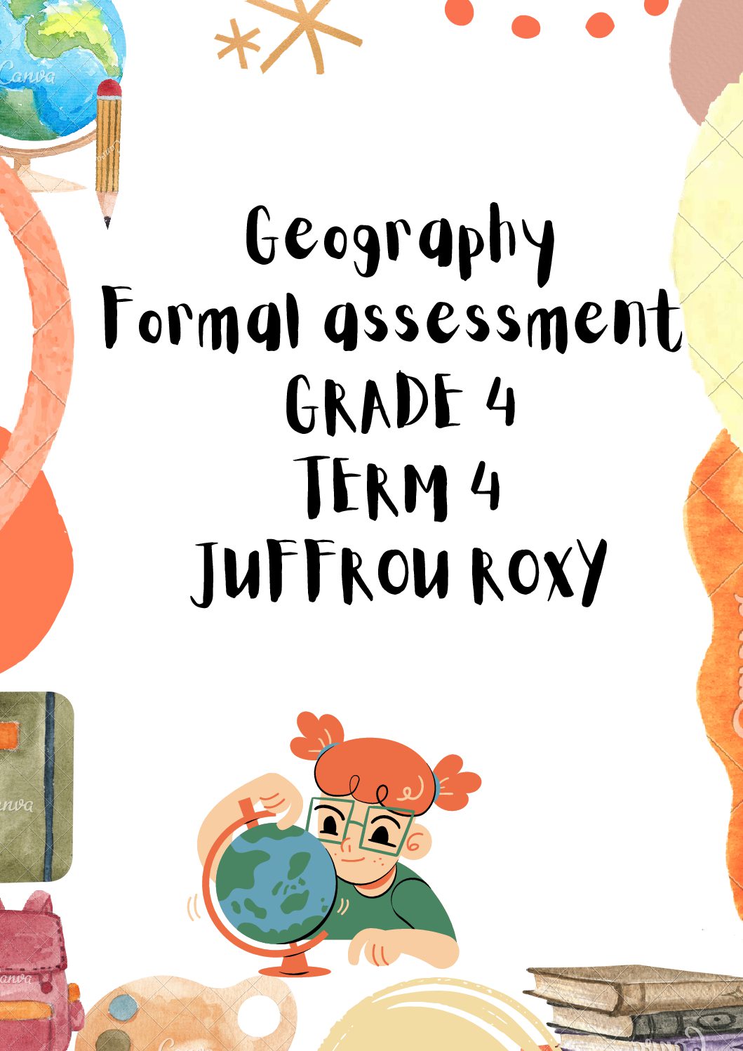 geography gr 4 formal