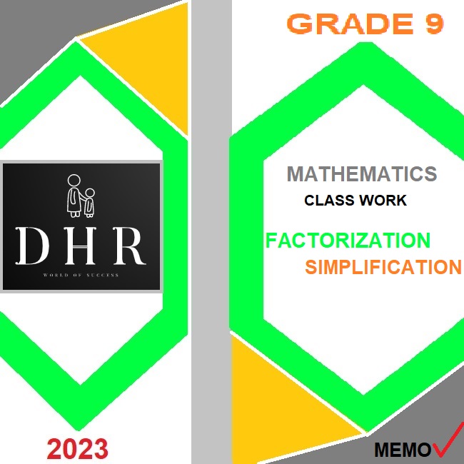 grade 9 mathematics term 2 investigation factorization memorandum 2023