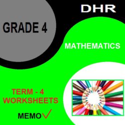 33605-GR 4 MATHS TERM-4 WORKSHEETS • Teacha! Teacha!