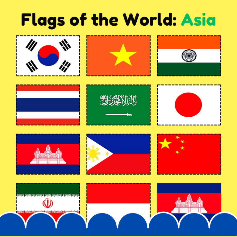 91666-Flags of the World - Asia
