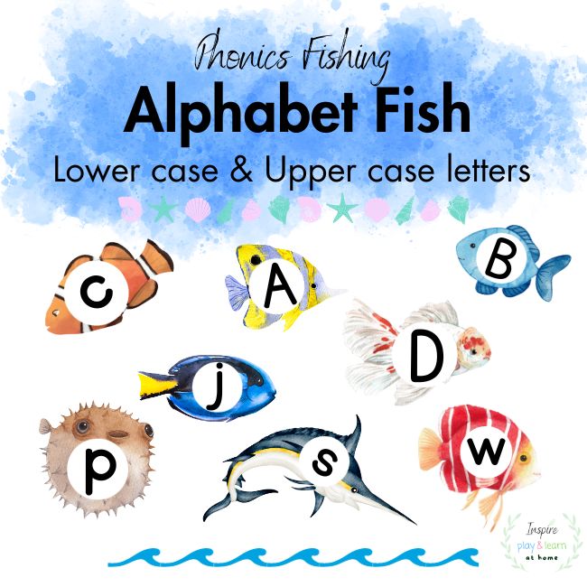 Alphabet Fish for Fishing Game • Teacha!