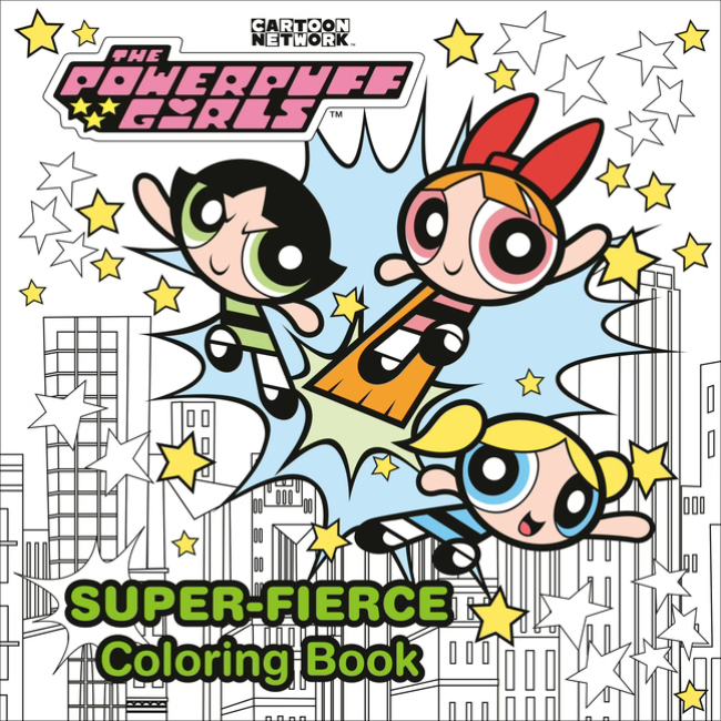 coloring page for super powerpuff girls