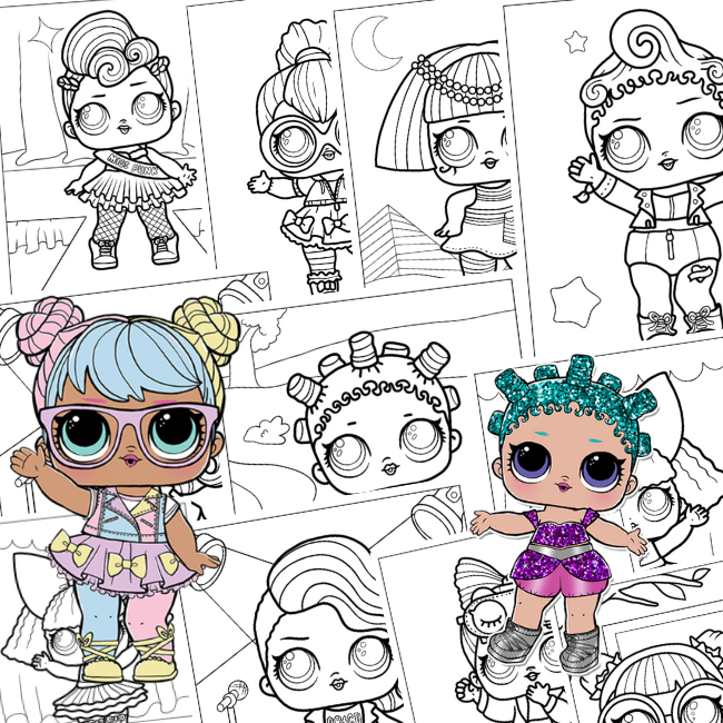 coloring page for lol unicorn