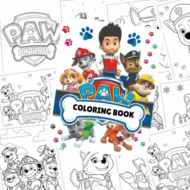 paw patrol coloring page pdf